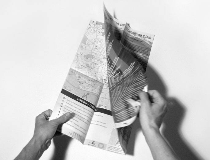 María Victoria Portelles, Mapa subjetivo, mapa plegable (DIP)