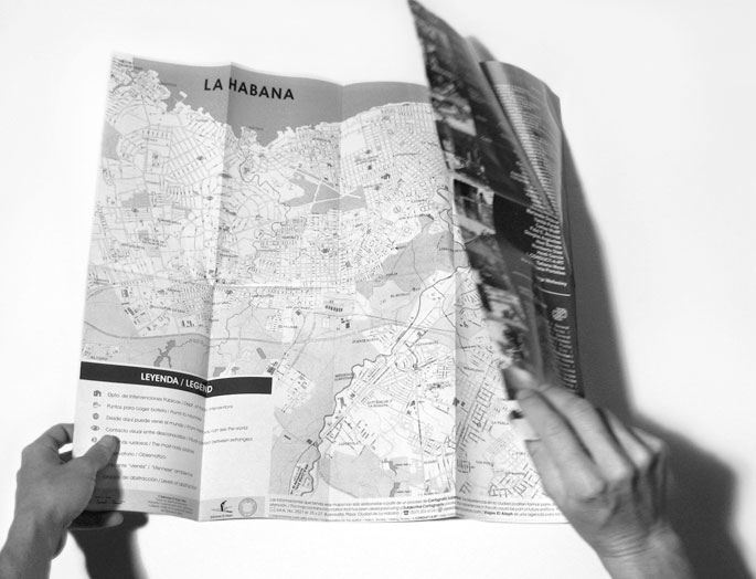 María Victoria Portelles, Mapa subjetivo, mapa plegable (DIP)